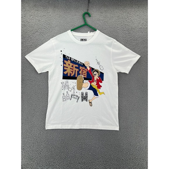 One Piece Luffy D Monke Super Elastic Punch Anime Tee‎ Adult Large NWT - Picture 1 of 14